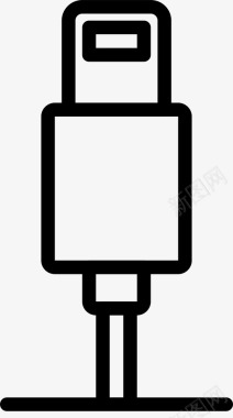 转换插头电话插头电缆连接器图标图标