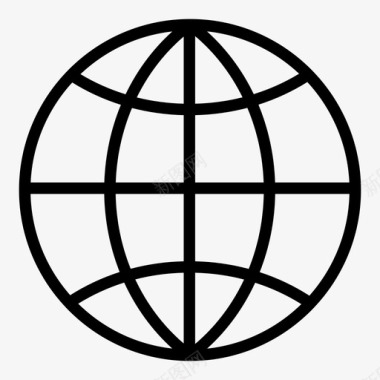 必须保持清洁全球地图网络图标图标