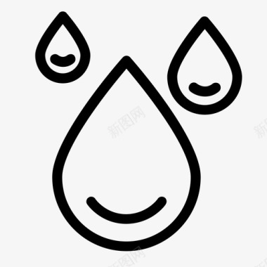 液体滴水工业图标图标