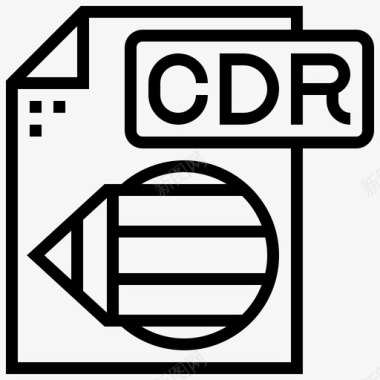 文件类型cdr图标图标