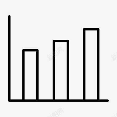 柱状图分析图表图标图标