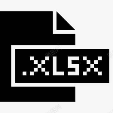 文件格式xlsx扩展名文件图标图标