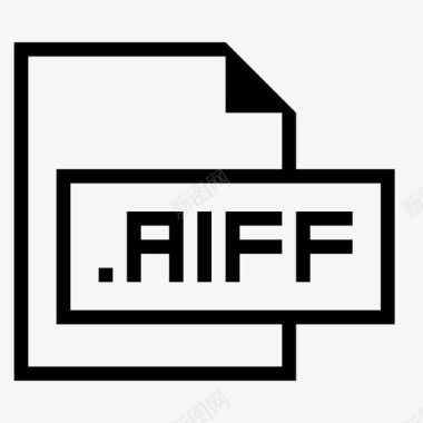 文件格式aiff文件扩展名格式图标图标