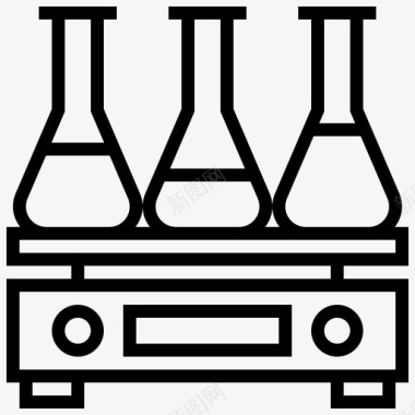 实验室设备分析生物化学图标图标