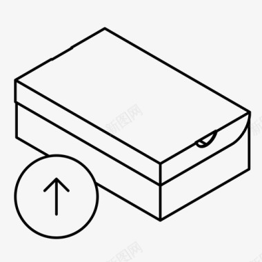 鞋盒交货增加图标图标