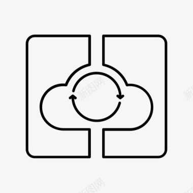 云服务图标云服务器主机托管图标图标