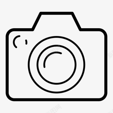 小包裹摄影照相机照相机镜头数码相机图标图标