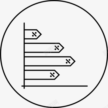 免抠图元素下载水平图分析信息图图标图标