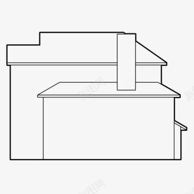 房屋桥房子建筑家庭住宅图标图标