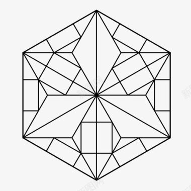 六边形图案六边形图案图案几何图标图标