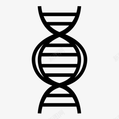 DNA图标dna双螺旋生命图标图标