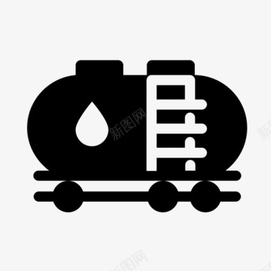 油轮物流油车图标图标