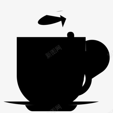 泡茶杯子饮料图标图标