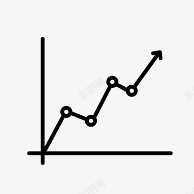 进度报告图表折线图进度图标图标