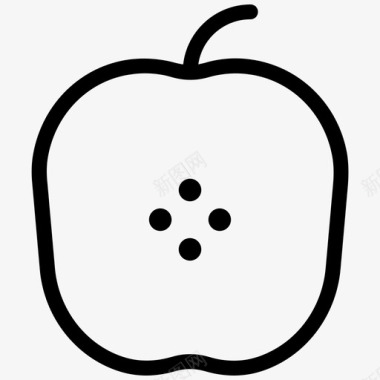苹果绿色食品厨房图标图标