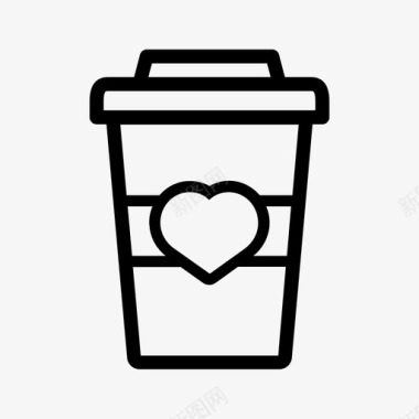 咖啡爱好者咖啡馆咖啡杯图标图标