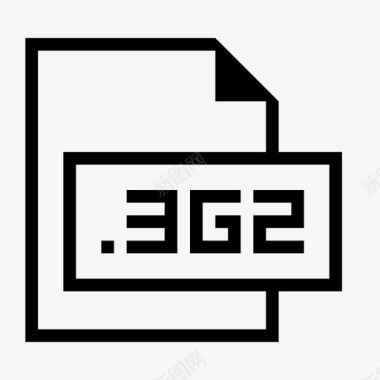 3g2文件扩展名格式图标图标