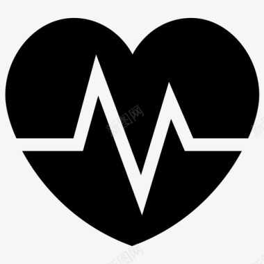 心电图心跳心电图医疗保健图标图标