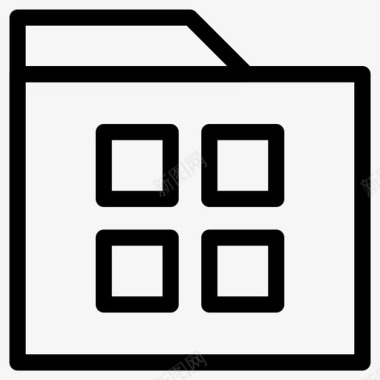 文件夹菜单文件夹行图标图标