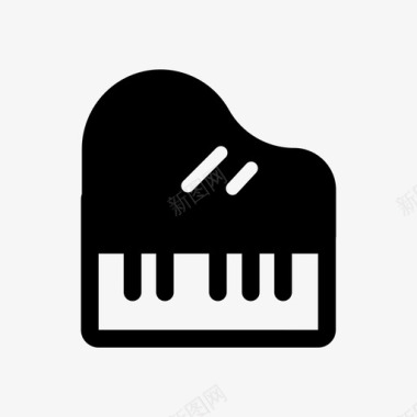 钢琴古典音乐乐器图标图标