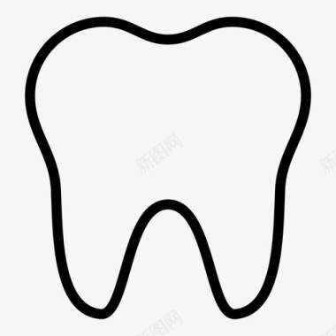 牙齿牙医口腔科图标图标