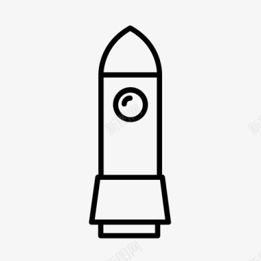 宇宙飞船火箭科幻小说图标图标