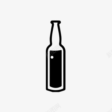 酒啤酒瓶酒饮料图标图标