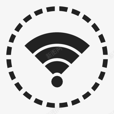 互联网wifiwifi连接数据图标图标