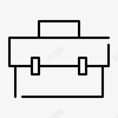 公文包手提箱工作箱图标图标