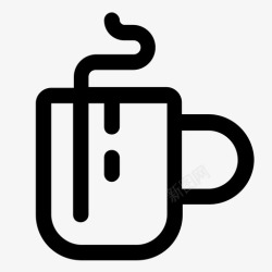 技术性一杯茶咖啡饮料图标高清图片