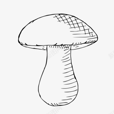蘑菇森林木耳图标图标