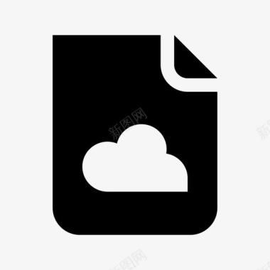 云服务图标云文件文档共享图标图标