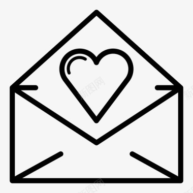 邮件标志信封收件箱邮件图标图标