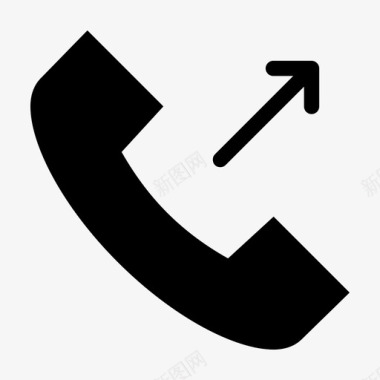 电话地址素材呼出呼叫拨号图标图标