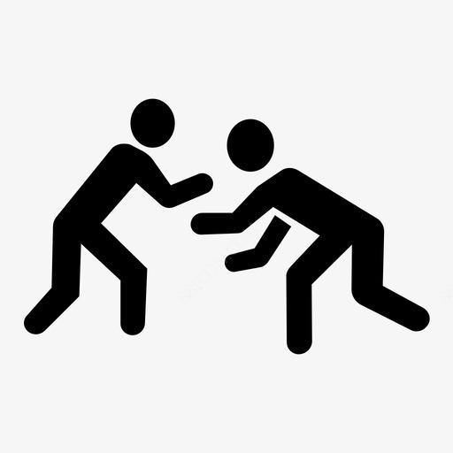摔跤进攻搏斗icon图标免费下载-图标adkictda-88icon图标网