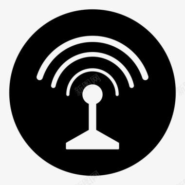 wifi信号天线wifi天线图标图标