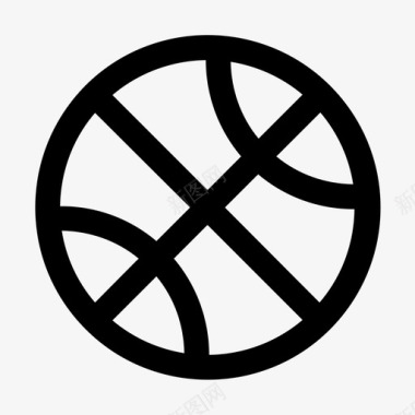 篮球标志运动篮球游戏图标图标