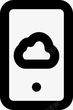 云存储通信功能图标图标