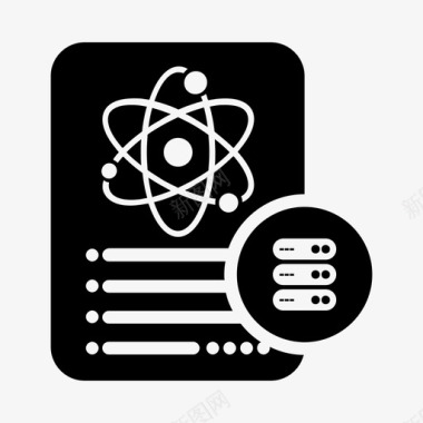 云端服务器图标科学文献服务器数据笔记图标图标