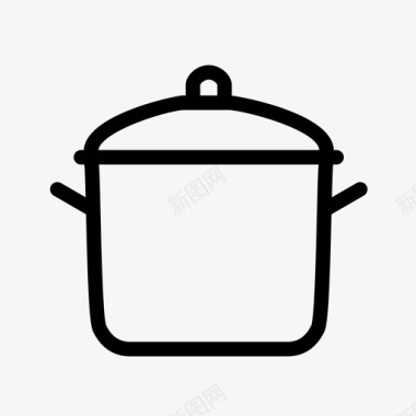 炊具厨房汤图标图标