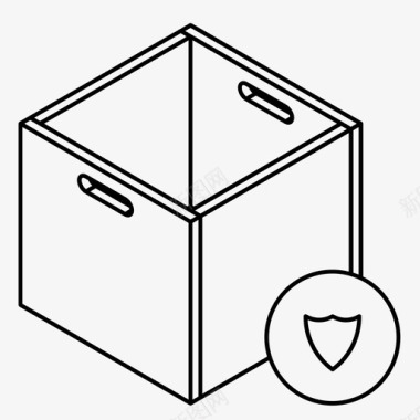 订单图标玩具盒送货订单安全图标图标