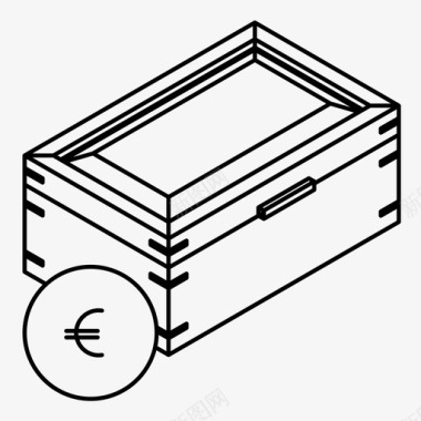 拎箱子jewerlybox结帐交货图标图标