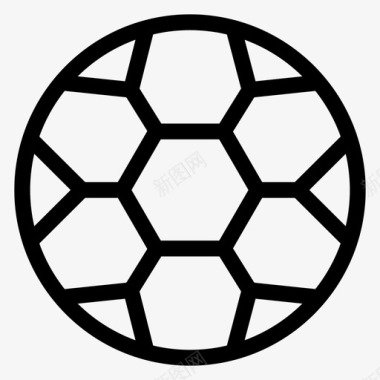 足球足球体育足球运动图标图标