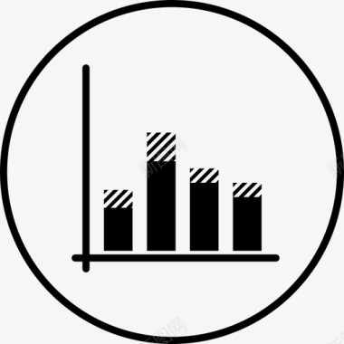 黑色信息图表分析业务图表图标图标