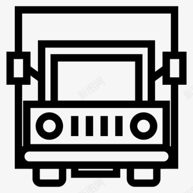 卡车货车汽车图标图标