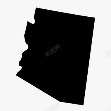亚利桑那州州美国图标图标