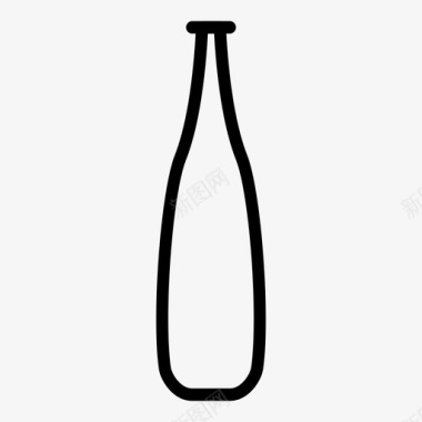 瓶子桑帕尼瓶子生产线图标图标