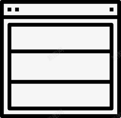 SEO和Web浏览器web浏览器界面布局图标图标