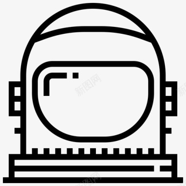 宇航员头盔宇航行星图标图标