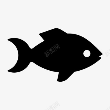 鱼动物海洋生物图标图标